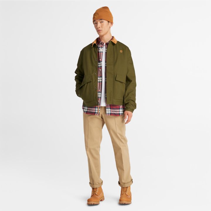 Jaqueta Strafford Isolante Masculina na Cor Verde