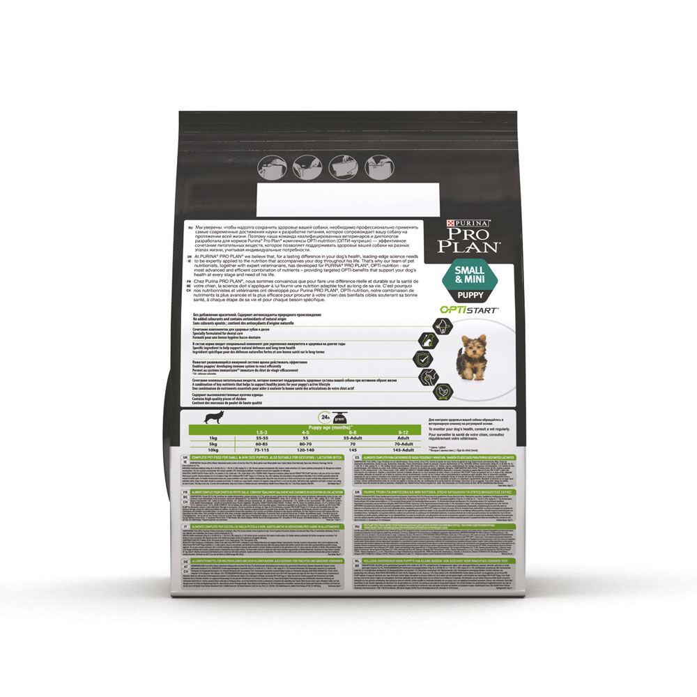 PRO PLAN Healthy Start Puppy Small/Mini - Hondenvoer - 3 Kilogram - kip
