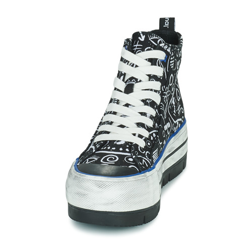 Desigual - SHOES CRUSH ARTE - Noir / Blanc