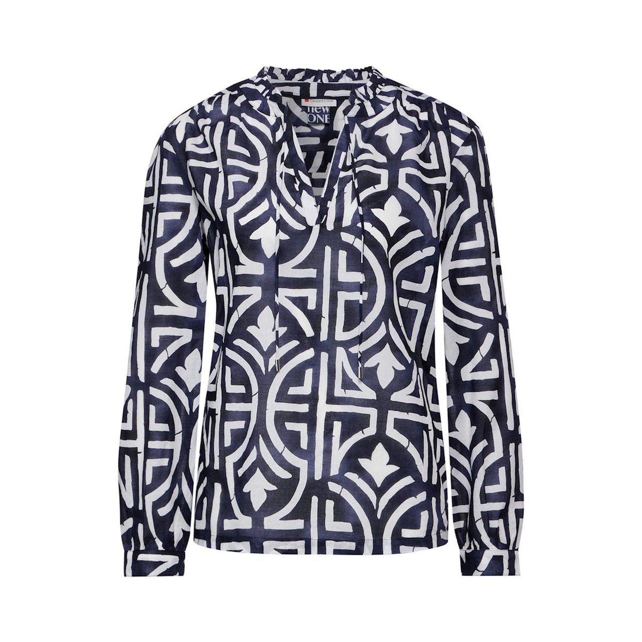 Street One LTD QR Printed tunic blouse wi