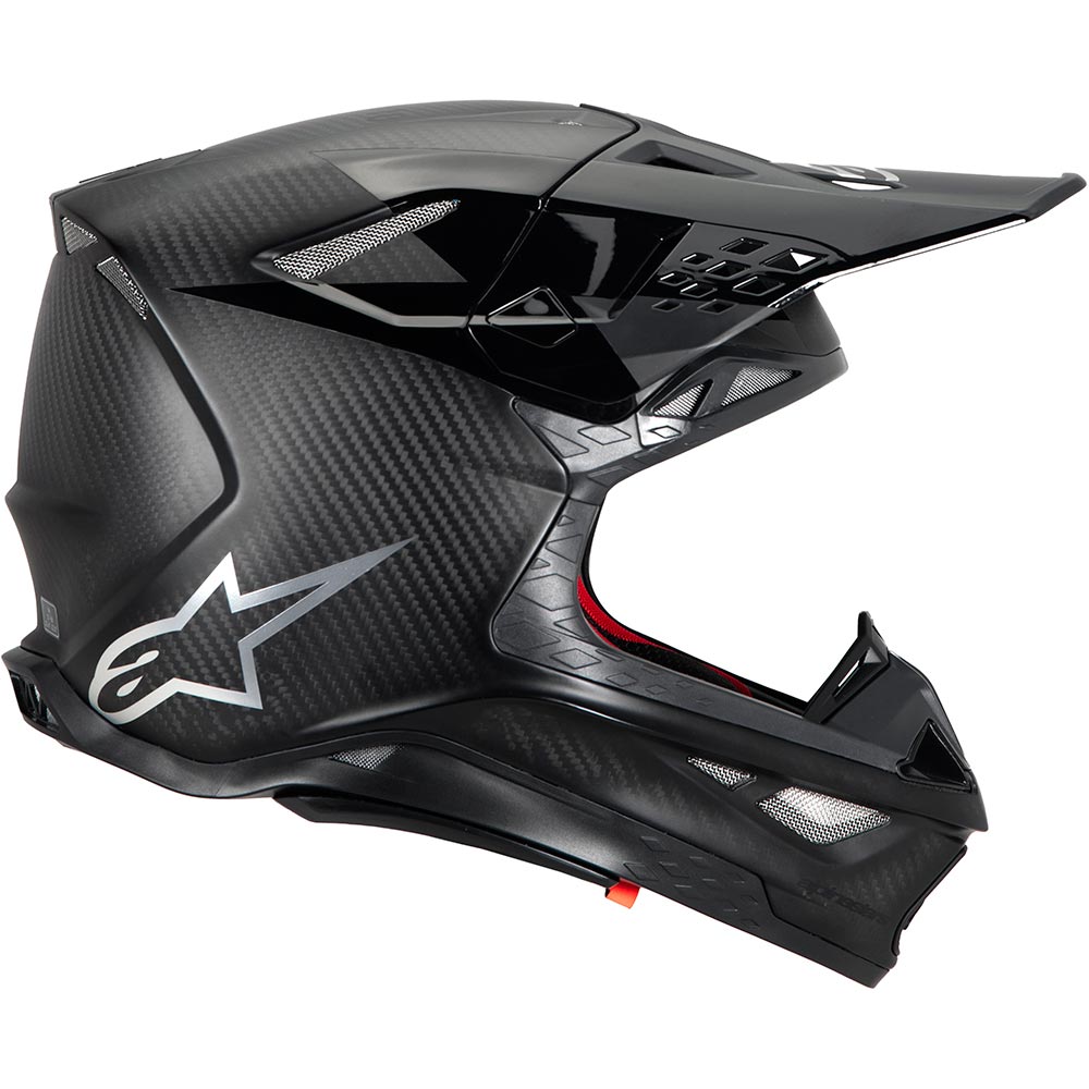 Alpinestars - Casque Supertech S-M10 Fame Noir / Carbone / Mat / Brillant