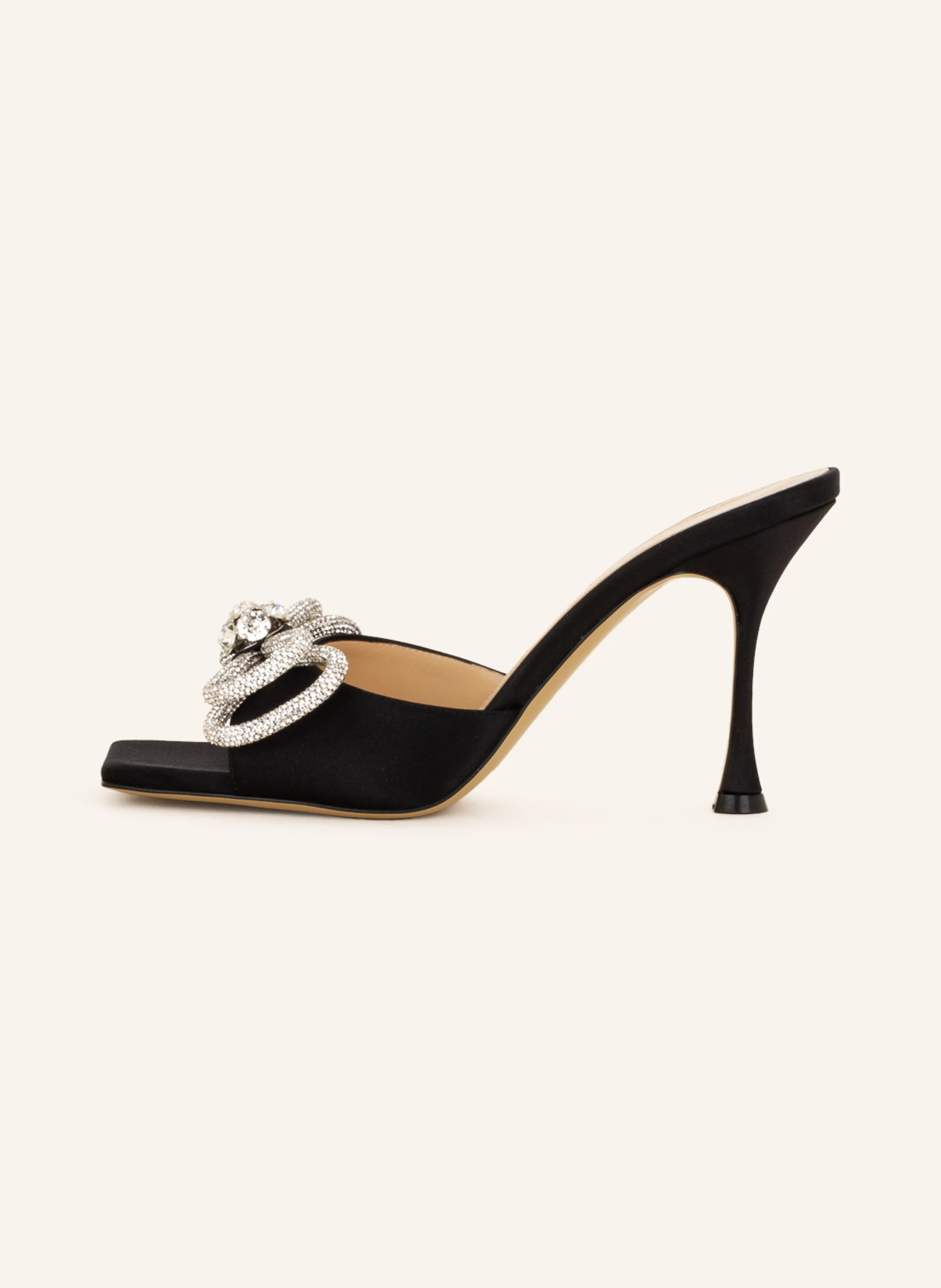 MACH & MACH Mules DOUBLE BOW mit Schmucksteinen
