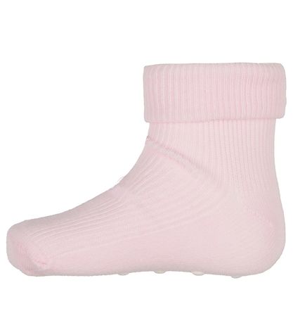 Minymo Strømper - 2-pak - Skridsikker - Rosa