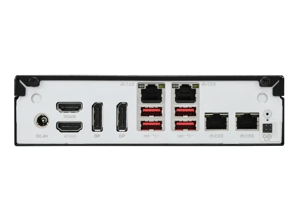 Shuttle Slim AI PC DN11H7, 1,35 L størrelse PC, Mini PC barebone, Intel® SoC, DDR5-SDRAM, PCI Express, 120 W