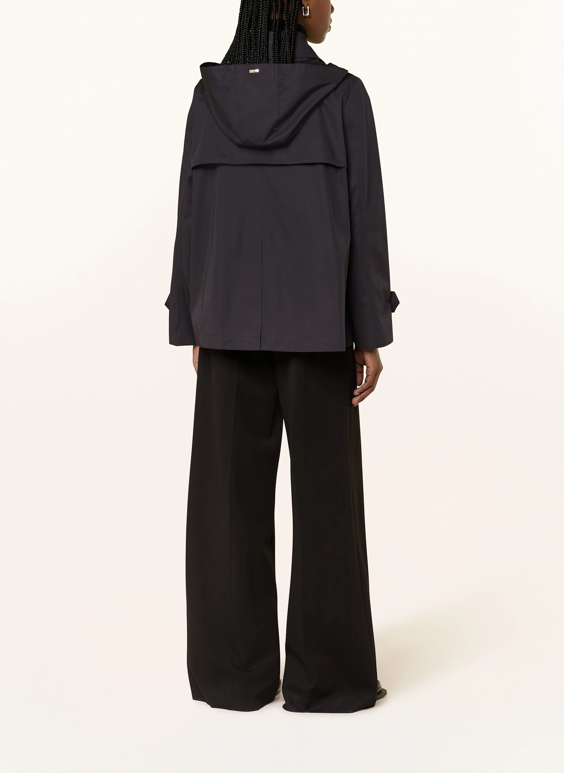 HERNO Trenchcoat mit abnehmbarer Kapuze