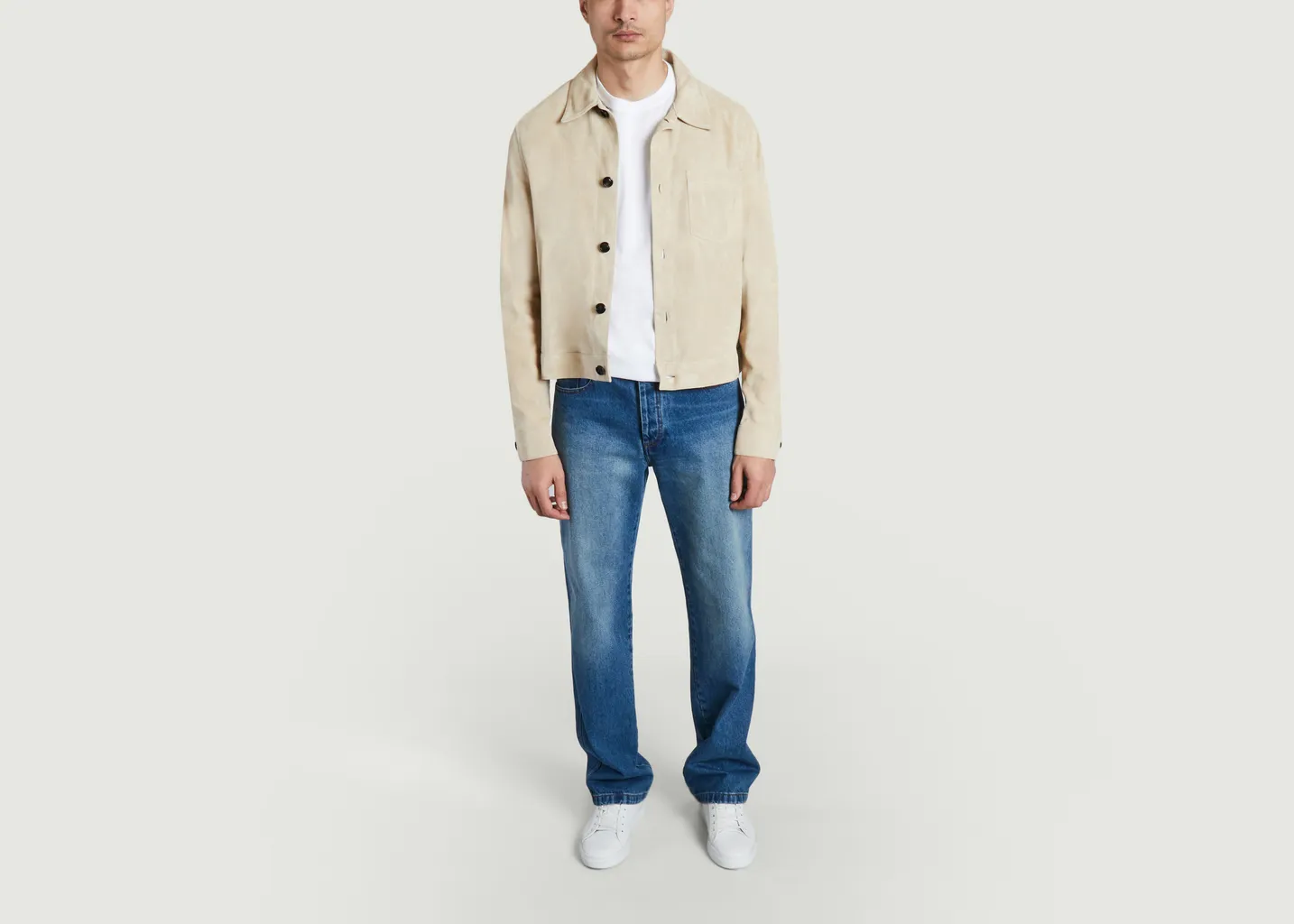Surchemise Boutonnée Cuir Suede AMI Paris