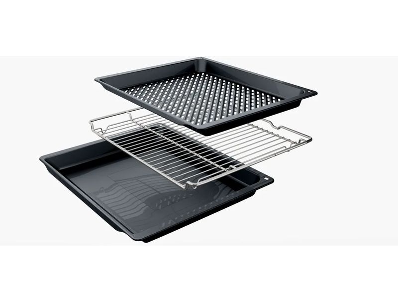Bosch Einbaubackofen HBG578BS3 Silber, A Einbau-Backofen