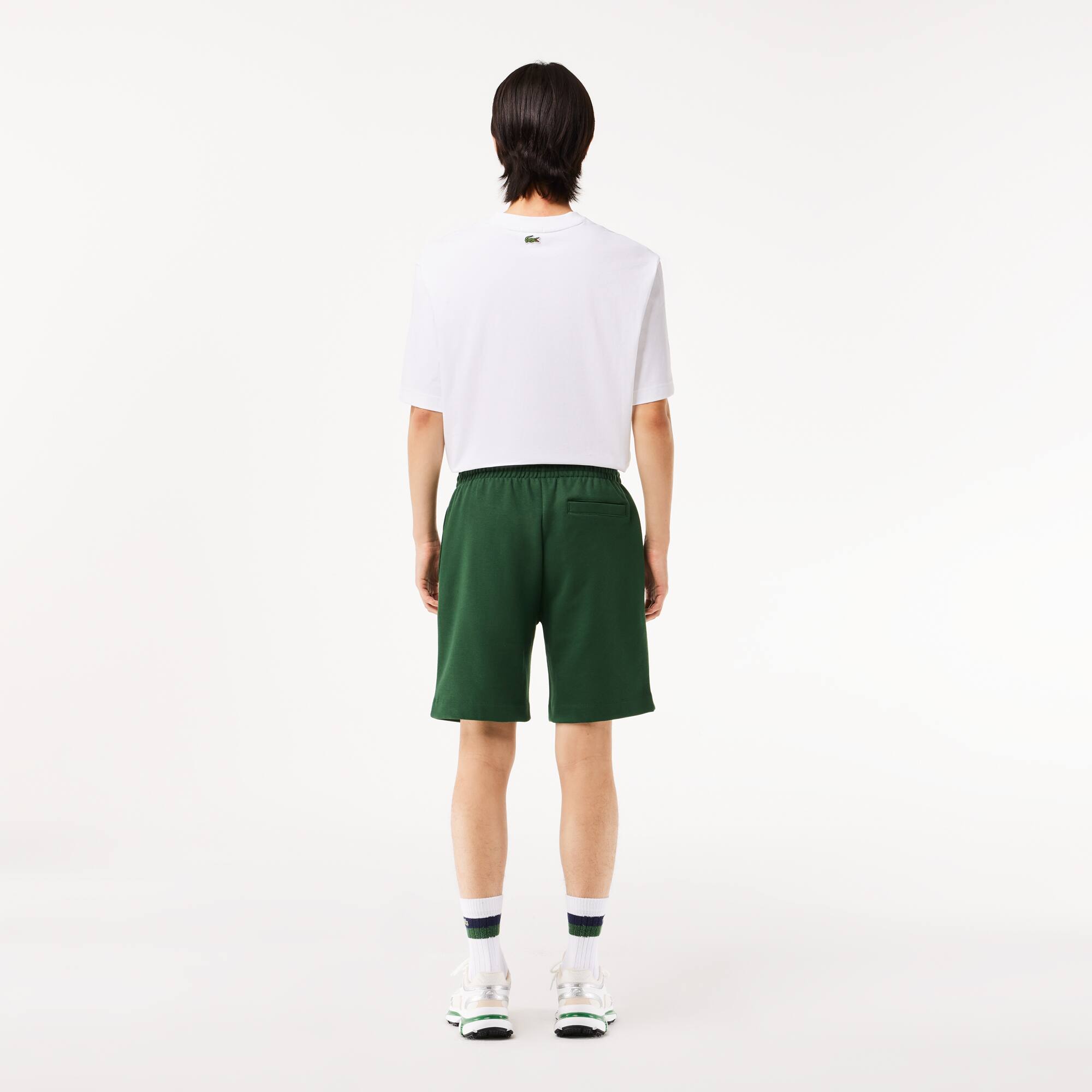 Jogging-Shorts aus Fleece Bermudas - Grün - Lacoste - Herren