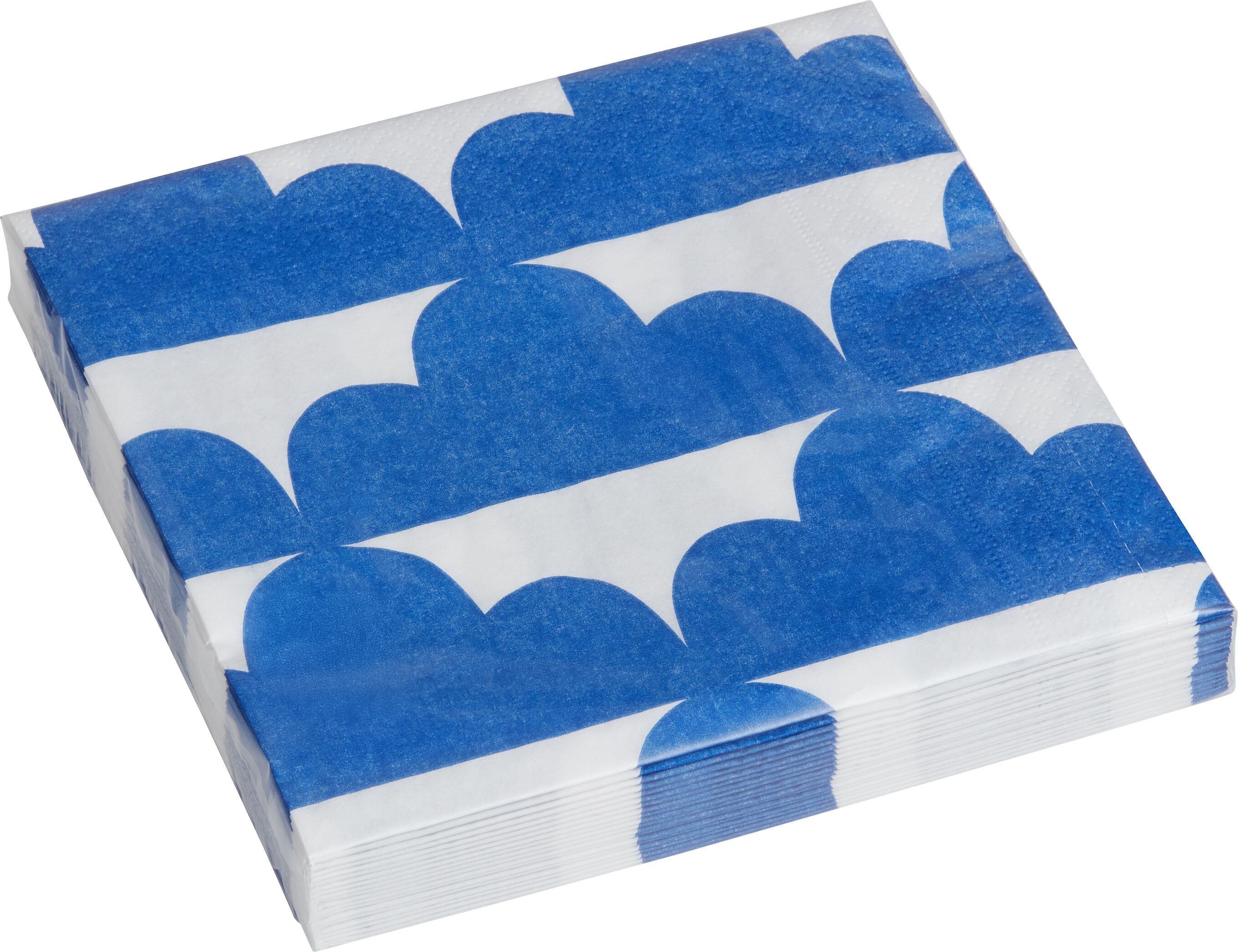 SE-CIAO PAPIERSERVIETTEN CLOUDS 33X33CM - Hellblau / B: 33.0 cm x T: 33.0 cm