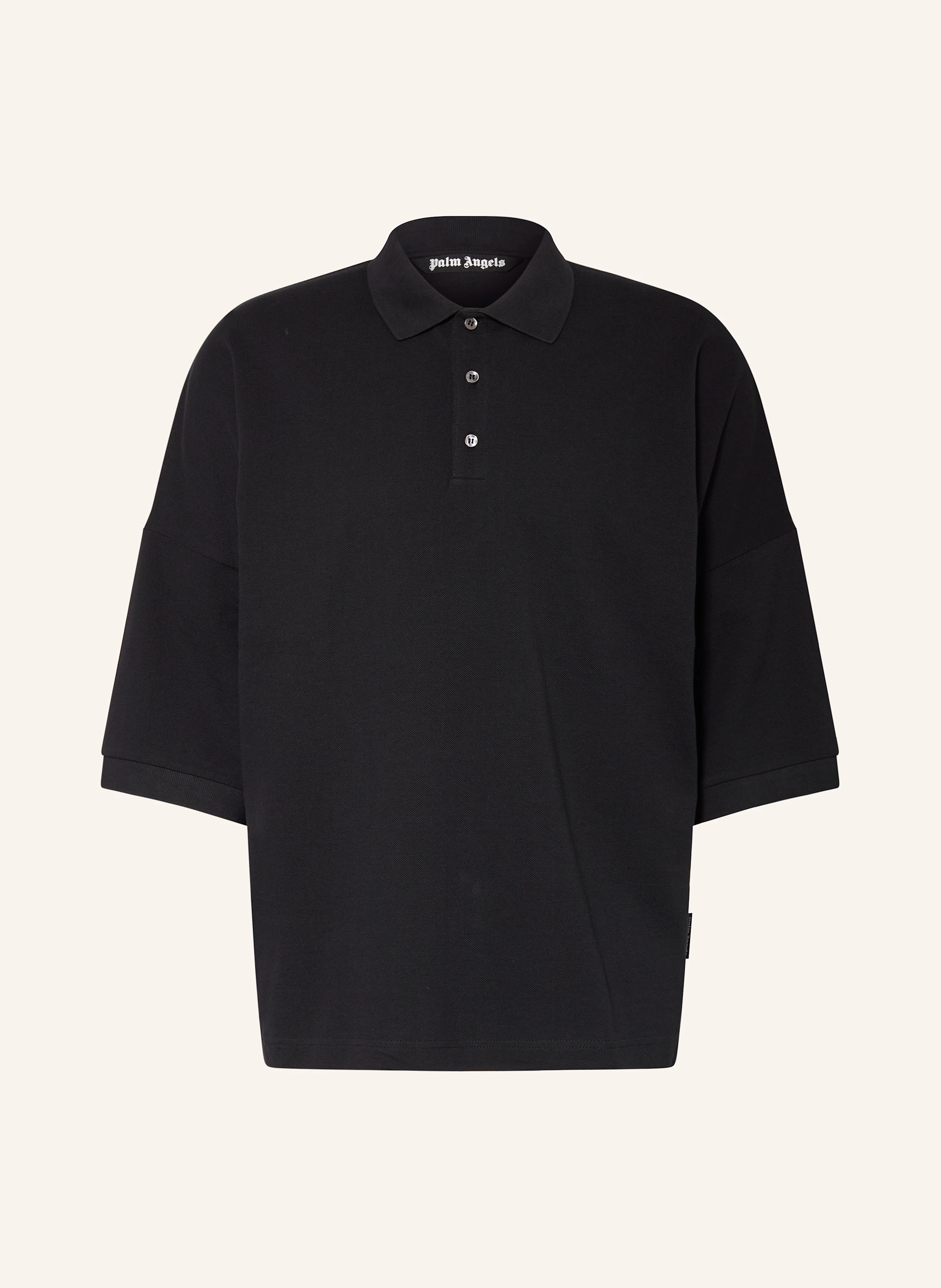 Palm Angels Oversized-Poloshirt aus Piqué