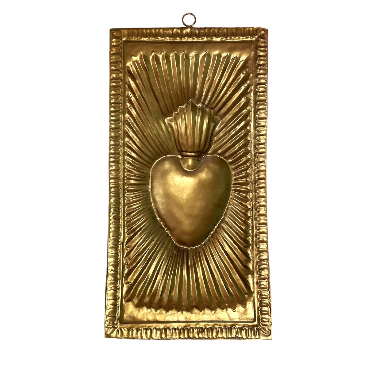 Suspension en laiton ex-voto rectangulaire Atelier jasmin