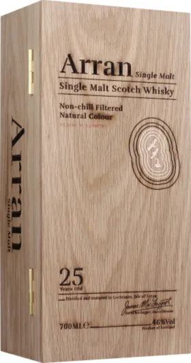 ARRAN 25 YEARS SINGLE MALT 70CL
