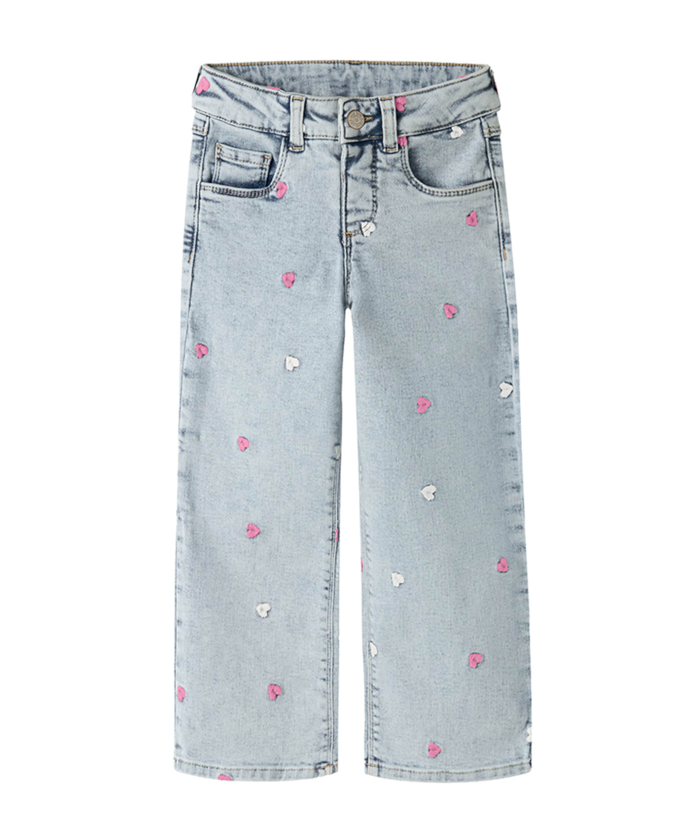 Name it NMFROSE WIDE EMB 2633-FR NOOS meisjes jeans blauw