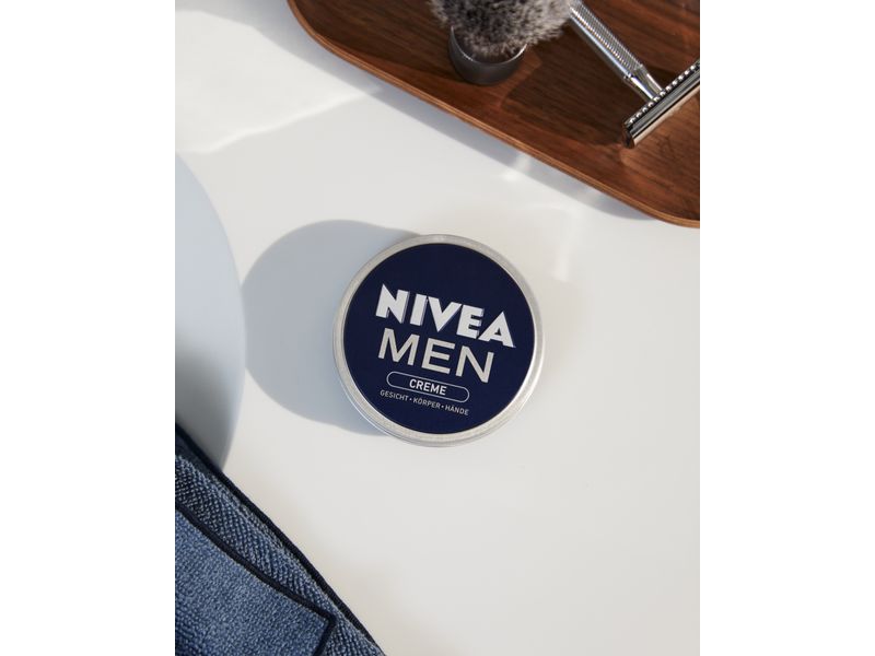 NIVEA MEN Feuchtigkeitscrème MEN Mini 30 ml Creme speziell für Männerhaut entwickelt, spendet intensive Feuchtigkeit
