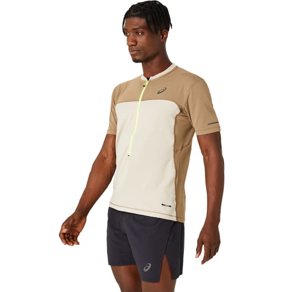 T-shirt running ASICS FUJITRAIL SS TOP GREY/PEPPER
