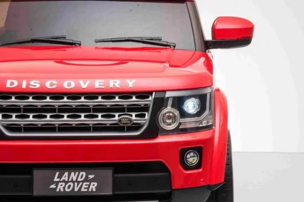 Land Rover Discovery elbil til børn rød   fjernbetjening   EVA-hjul   langsom start   MP3-radio