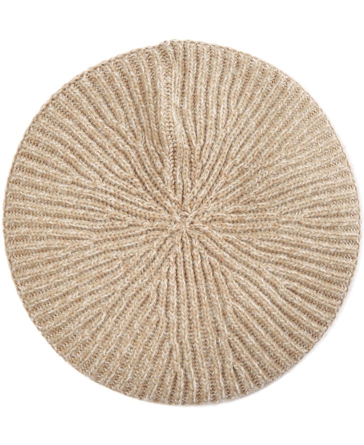 Ganni Uld Beret Petrified oak