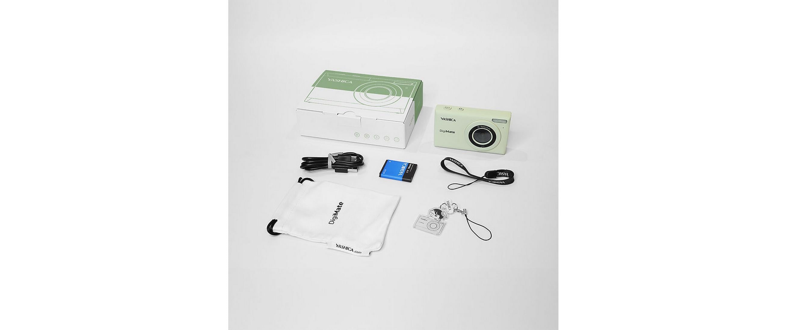 Fotokamera DigiMate 100 GrünYashica DigiMate Kompaktkamera 64 MP CMOS Grün