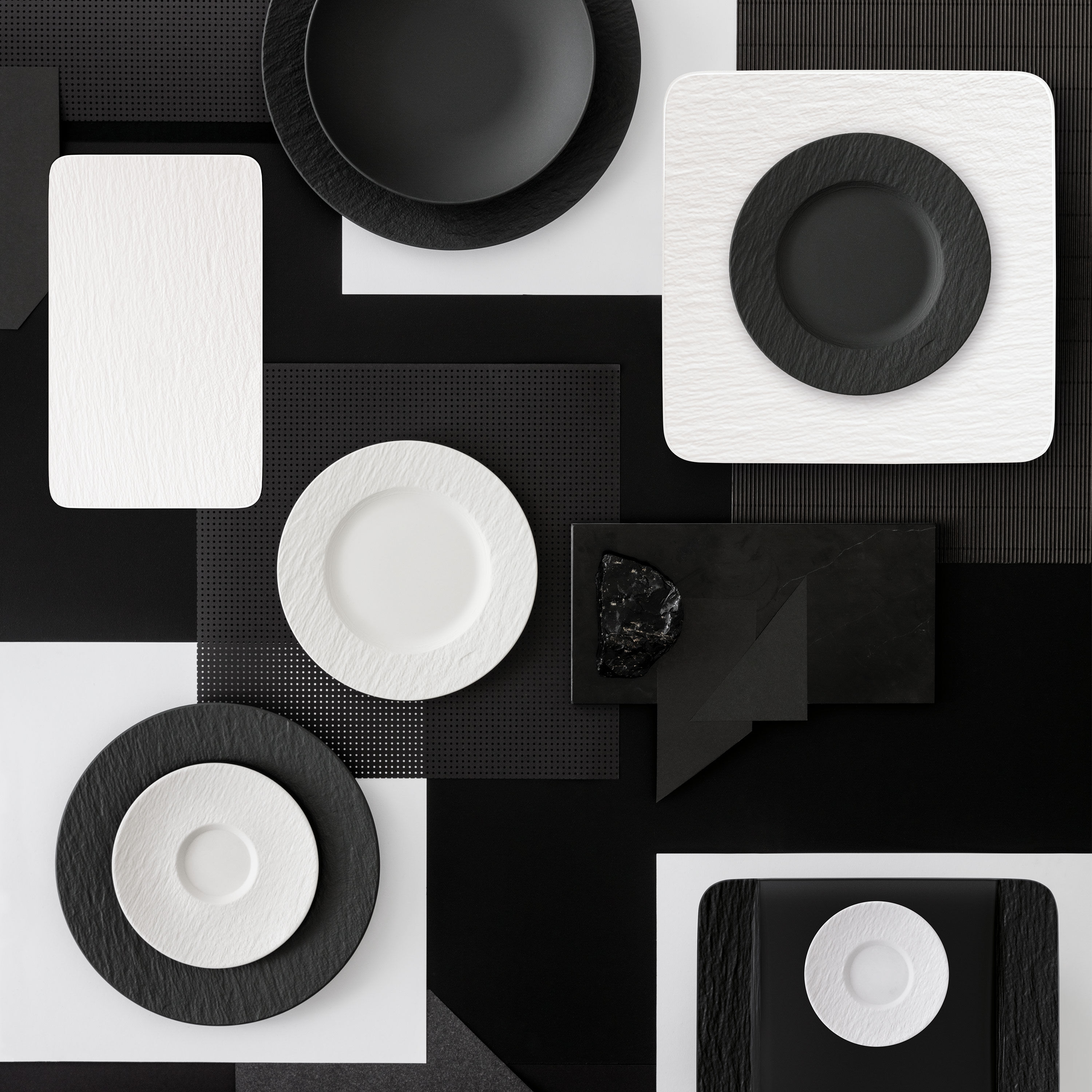 Manufacture Appetizer and dessert plate White, 8.6'', Premium Porcelain