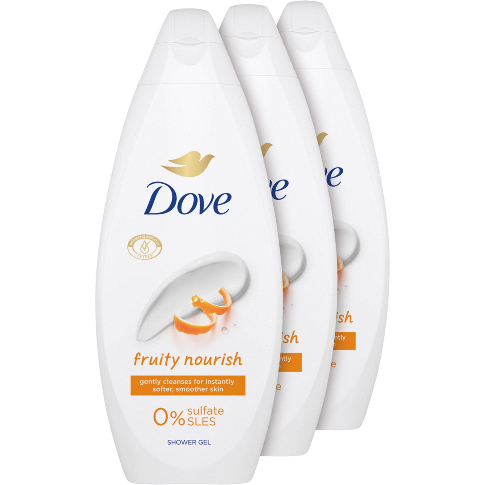 Dove Duschcreme Fruity Nourish 3 x 250 ml
