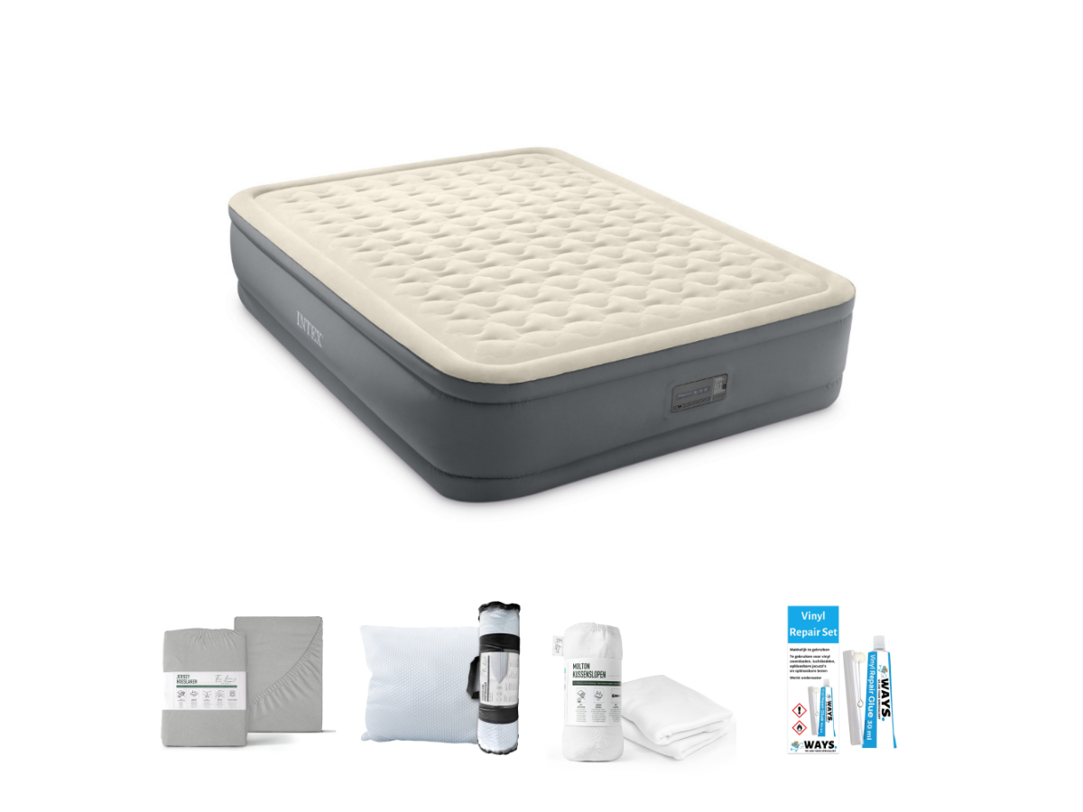 Intex PremAire II 203 x 152 cm Luchtbedset - 5-delig
