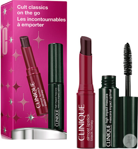 Clinique Cult Classics On The Go Coffret Mascara High Impact Et Mini Black Honey 2 Produits