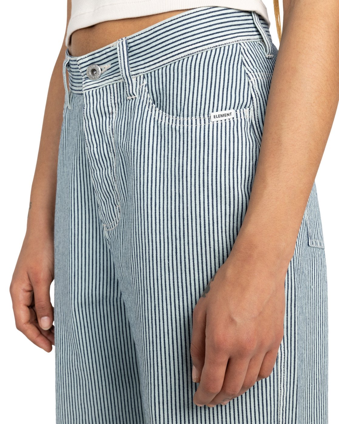 Element 365 Hickory Pant Women Baby Blue Hickory