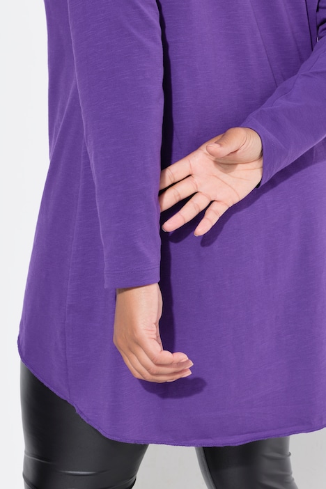 Longshirt, bequeme Passform, Rundhals, Langarm