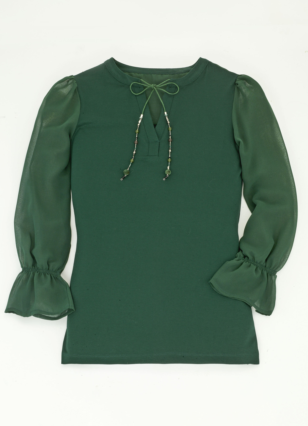 Shirt mit ausgefallener Ausschnittverarbeitung in 2 Farben