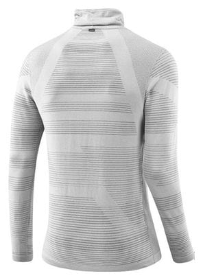 Maillot de corps à manches longues Loeffler m Col roulé L / S Transtex ® Retr'x-Gris