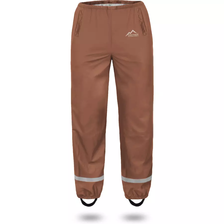 normani Kinder Regenhose York Braun