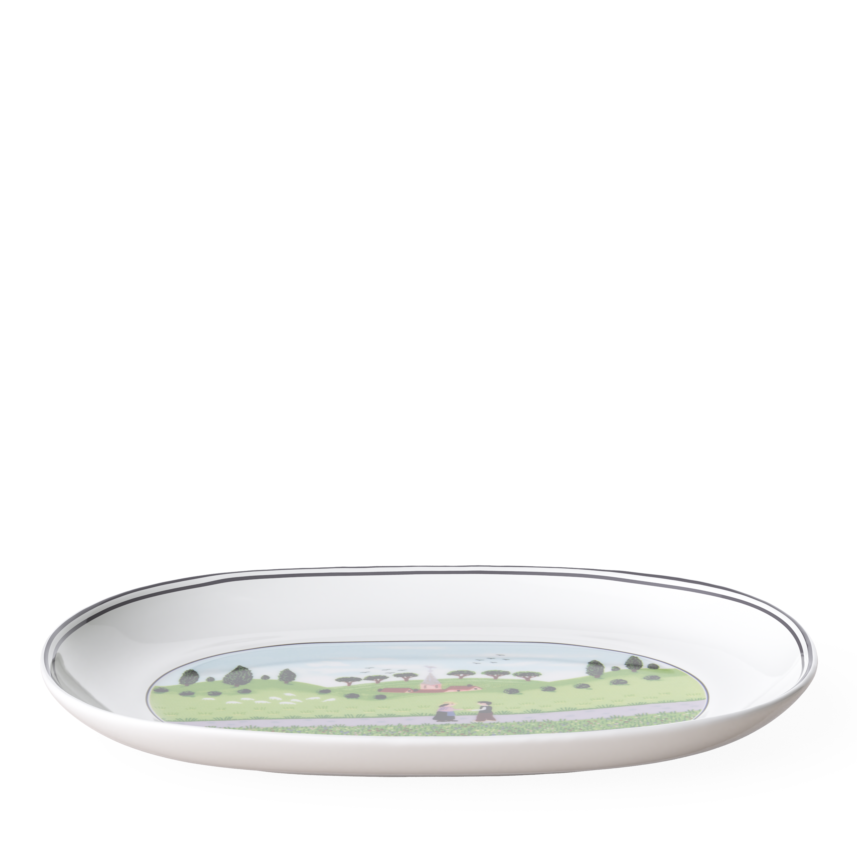 Design Naif Centerpiece bowl Multi-colored, Premium Porcelain