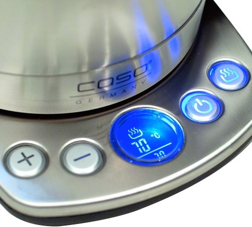 Bouilloire WK2200 1,7L température réglable inox + Offre cadeau - CASO