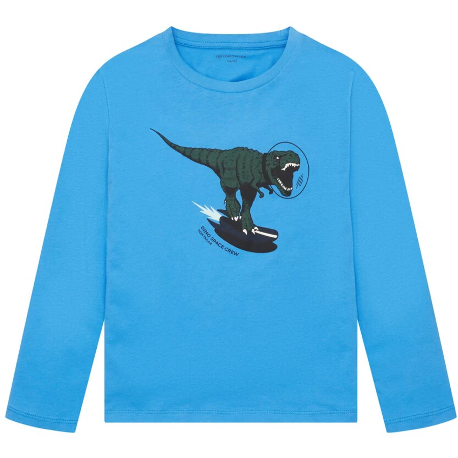 TOM TAILOR Langarmshirt Strong Palace Blue