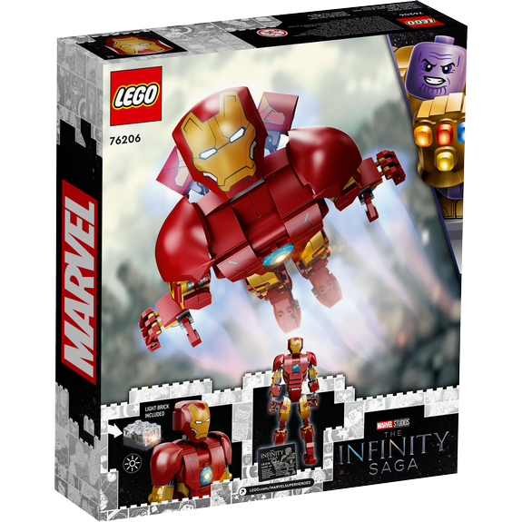 L’armure articulée d’Iron Man LEGO Marvel Super Heroes 76206