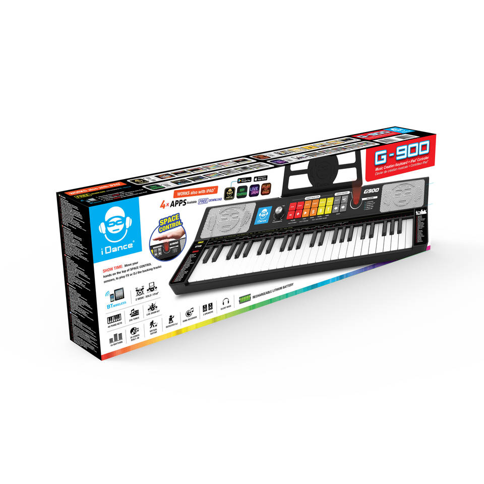 iDance Keyboard en iPad controller muziekmaker
