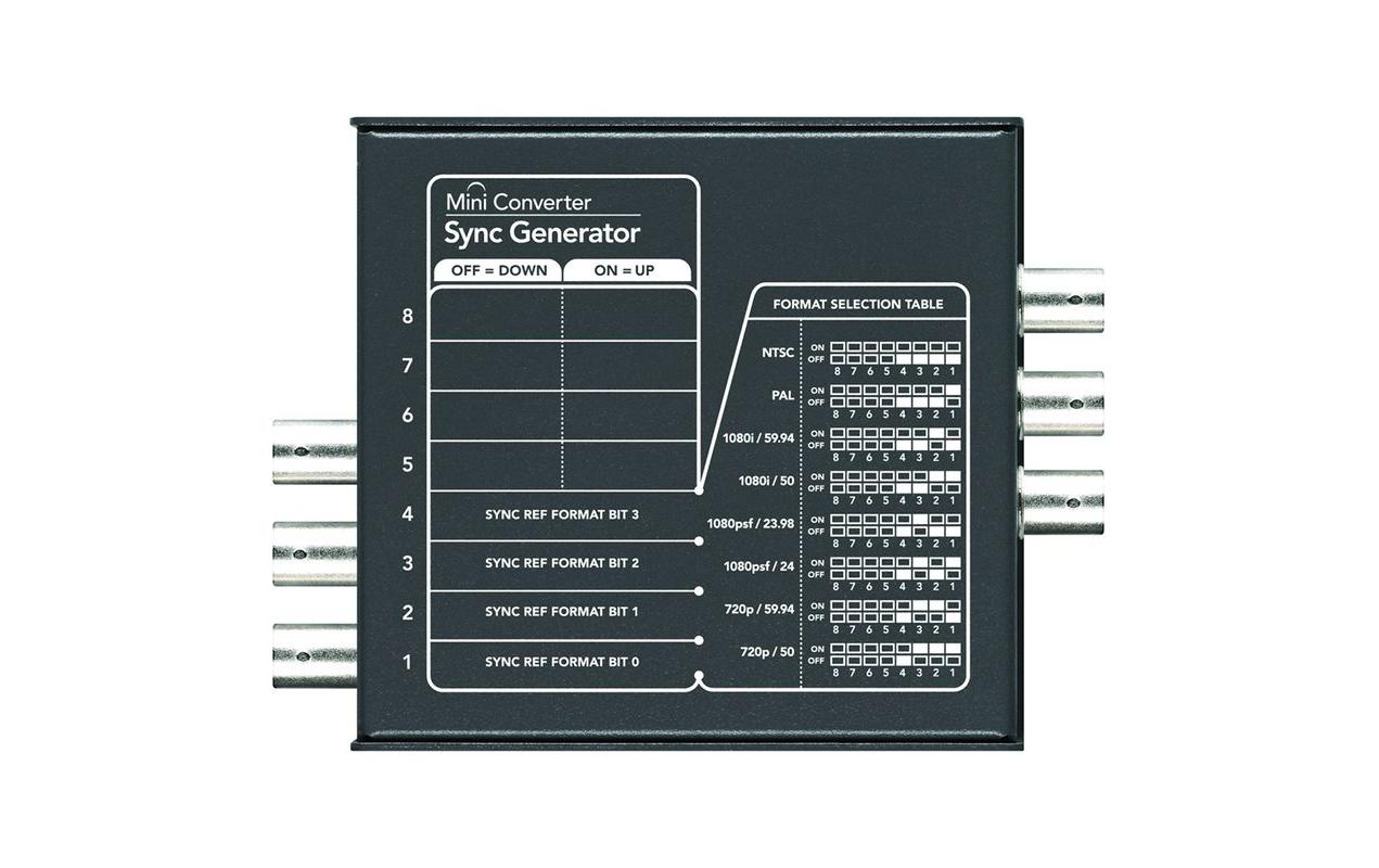 Konverter Mini Converter Sync Generator<br>Perfekte Lösung für kleinere Studios und Aussenproduktionen