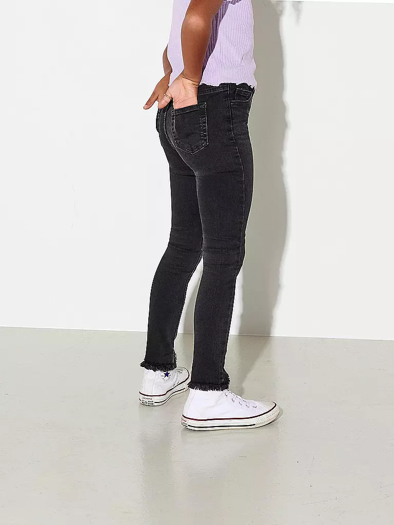 ONLY Mädchen Jeans Skinny Fit KONBLUSH schwarz