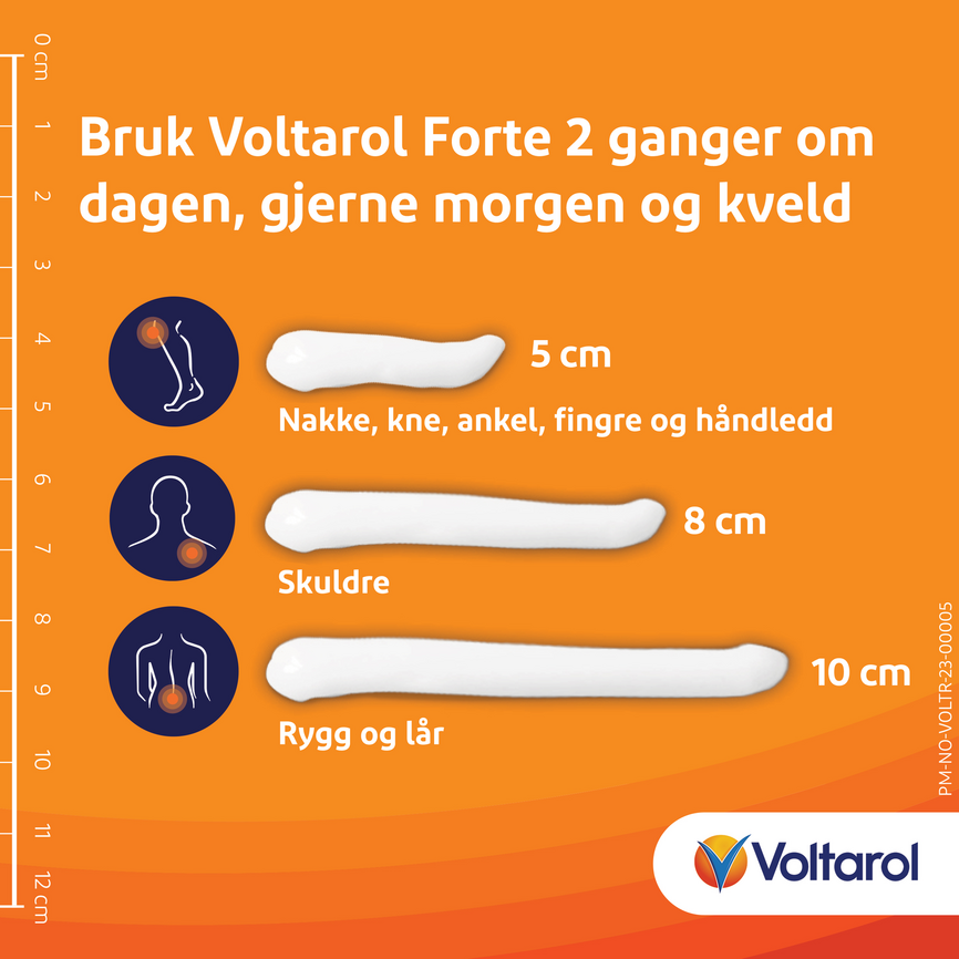 Voltarol Forte gel 23,2mg/g smertestillende gel