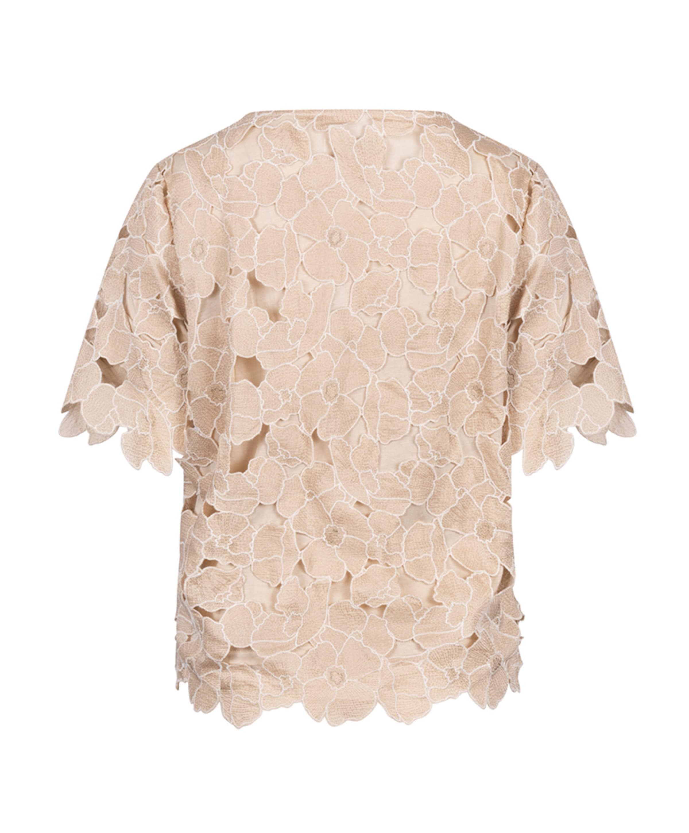 Nukus Dames top beige