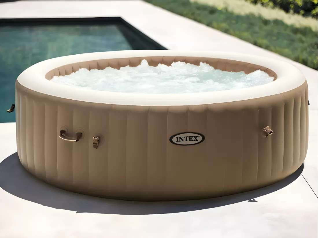 Spa gonflable PureSpa Sahara rond Bulles 6 places - Intex