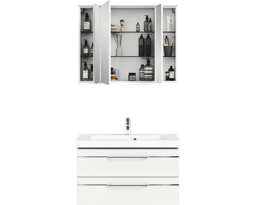 badkamermeubelset pelipal Sunline 108-90 wit hoogglans