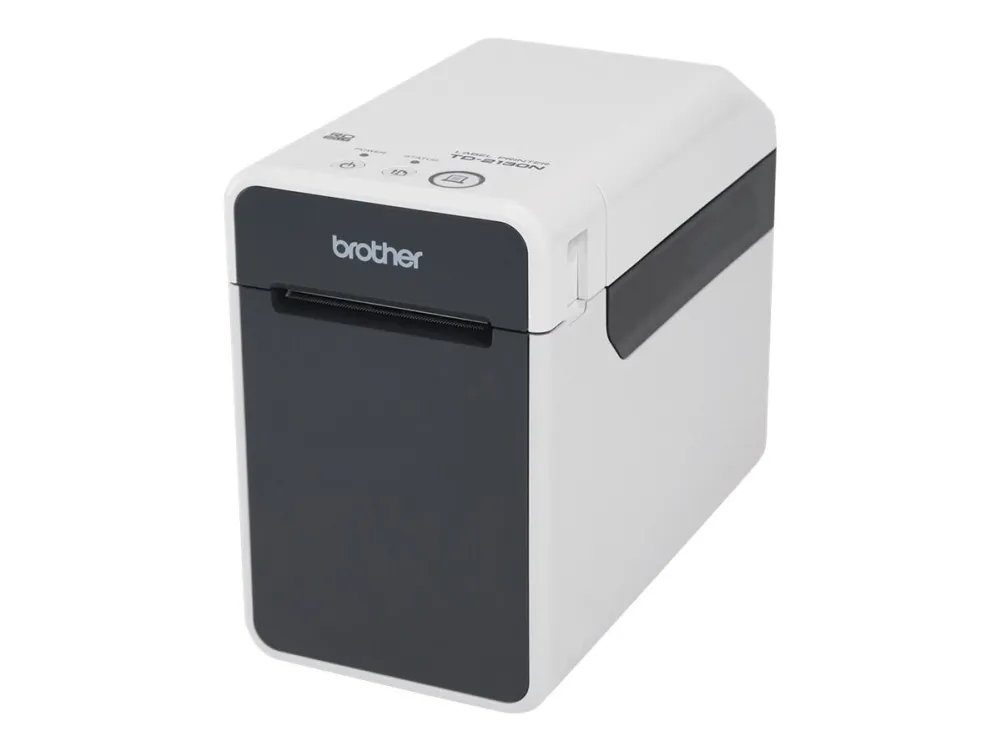 Brother TD-2130N - Etiketprinter - direkte termisk - Rulle (6,3 cm) - 300 dpi - op til 152.4 mm/sek. - USB 2.0, LAN, seriel, USB vært - skærer
