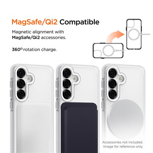 Samsung Galaxy S25 Blizzard Case GRS Schutzhülle aus Recycelten Materialien MagSafe-Modul (EGCA00837) - Weiss
