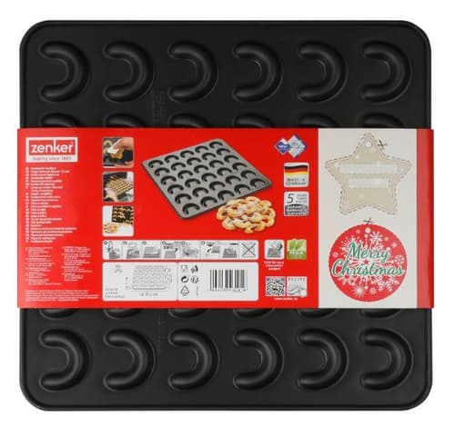 ZENKER Vanillekipferl-Backblech klein VE