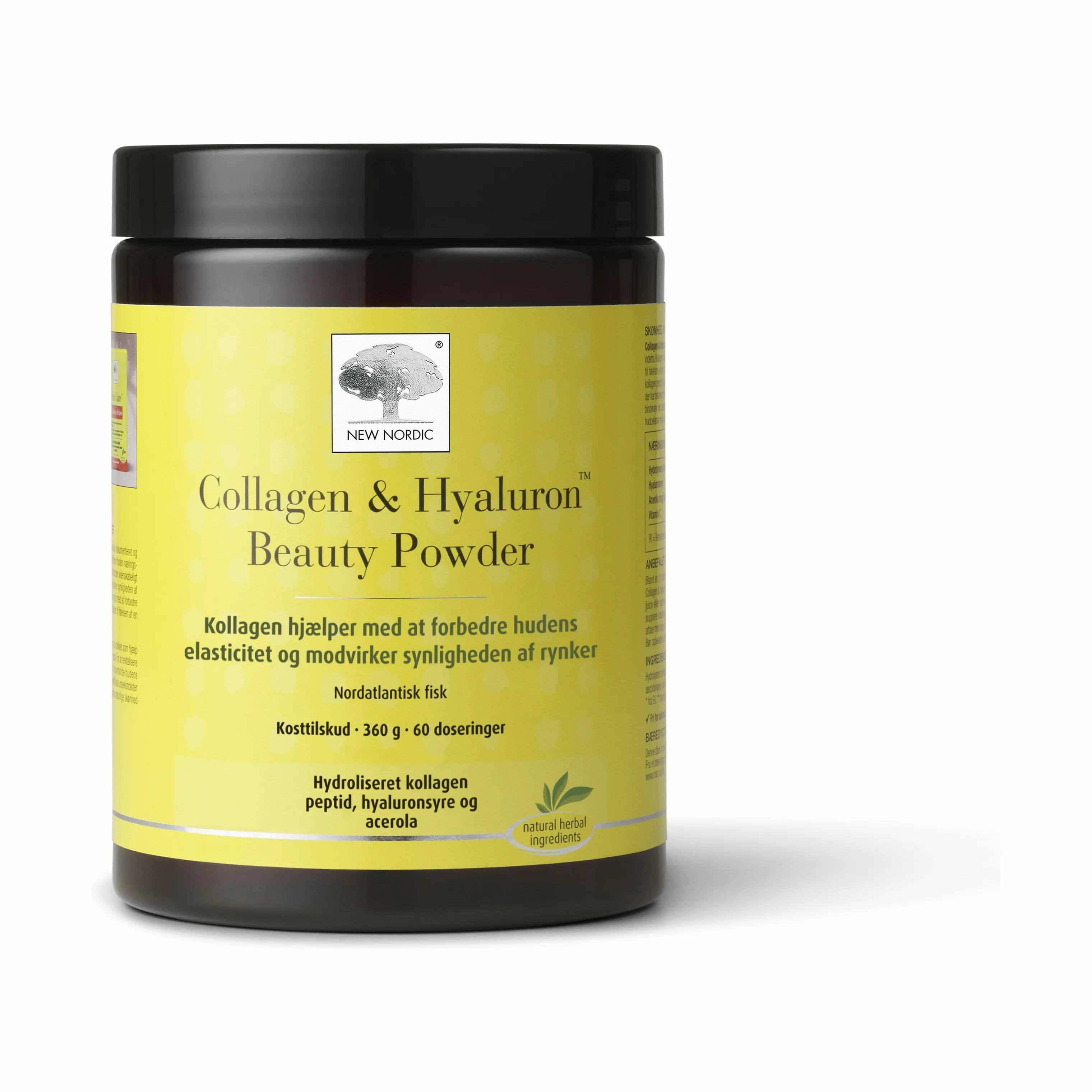 New Nordic Collagen & Hyaluron Beauty Powder Kosttilskud