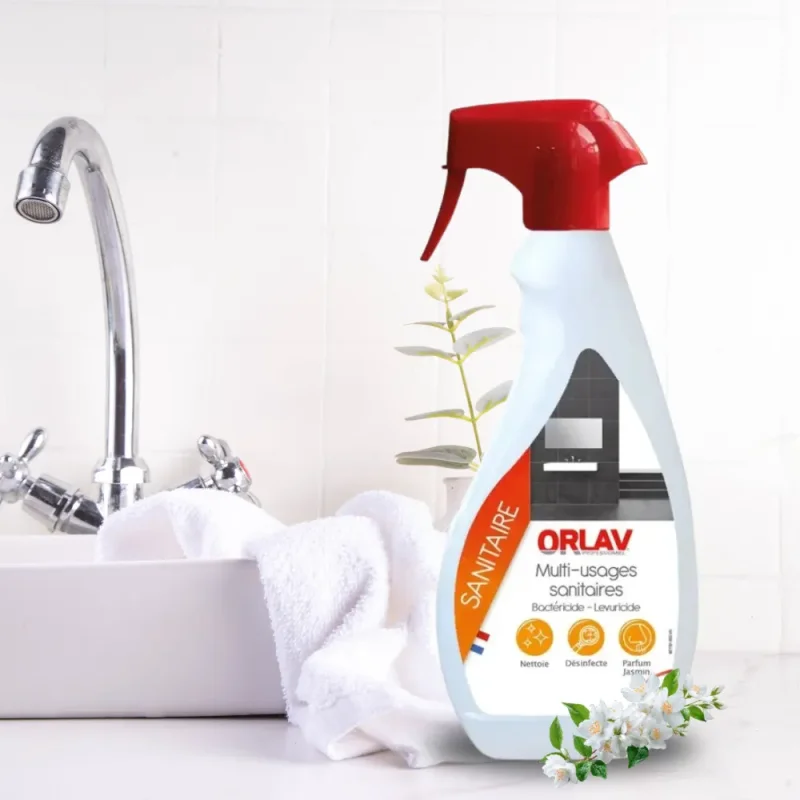 ORLAV - Spray multi-usages sanitaire - Parfum jasmin - 750 ml