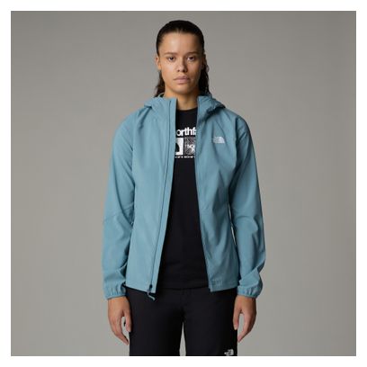 Veste Softshell The North Face Nimble Hoodie Bleu Femme