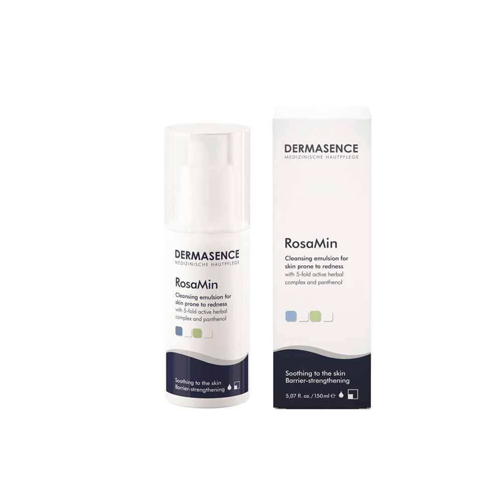 DERMASENCE RosaMin Reinigungsemulsion<br>150 ml, Dispenser, Emulsion