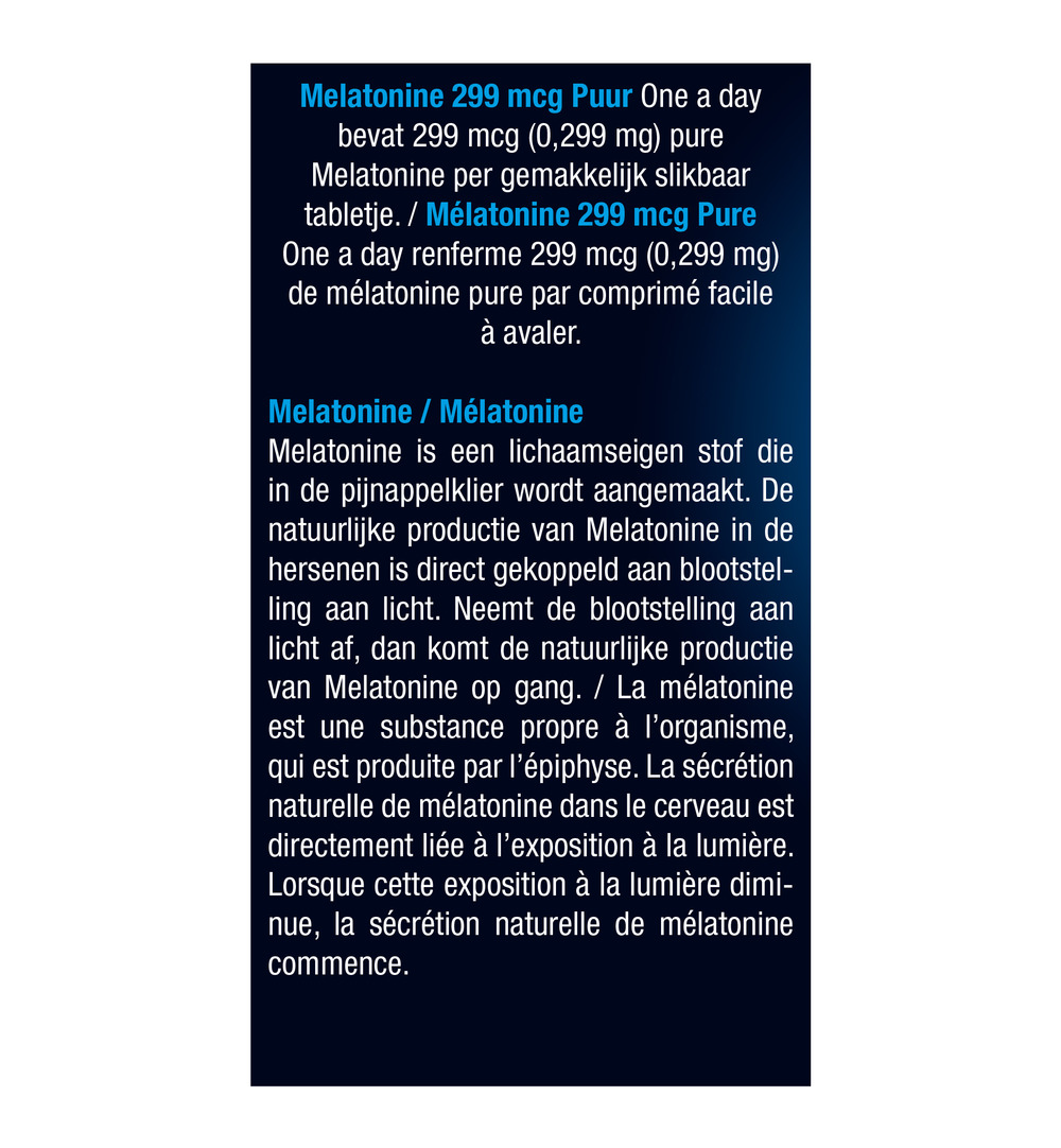 Lucovitaal Melatonine Puur 299mcg (200 tabletten)